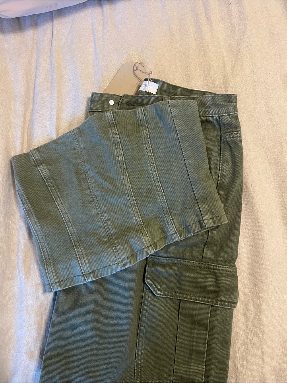 Meshki matching set - olive green denim